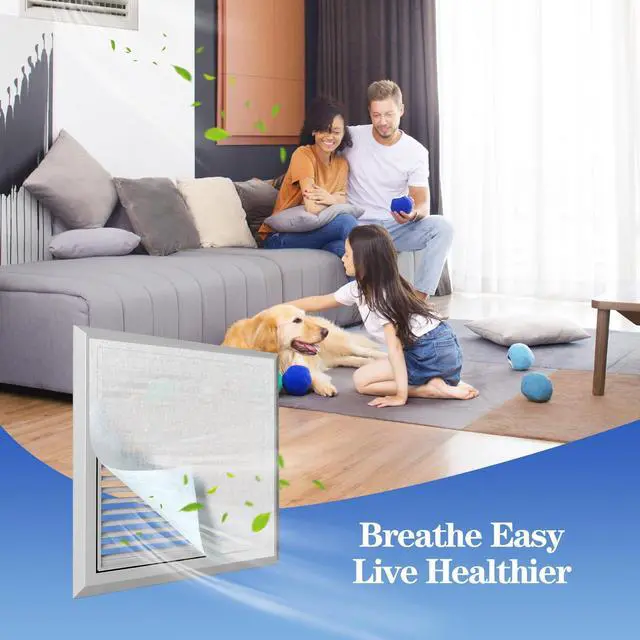 Alt view image 5 of 6 - MERV 13 Air Filter Material -23 Ft² Cut to Fit Air Filter Media for Home HVAC, Furnace, AC & Purifier -Filters Dust and Pet Dander as Small as 0.3 Microns-Easy DIY with Hook Tape