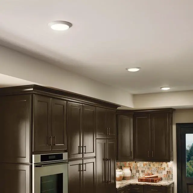 Alt view image 7 of 7 - Gen 1 LED Downlight, Flush Mount, White, 2700K, 43846WHLED27 | 7.5 Ceiling Flush Mount Wet Rated Interior Dimmable Light for Living Room, Kitchen, Bathroom and Bedroom, (7.5 x 1.5)