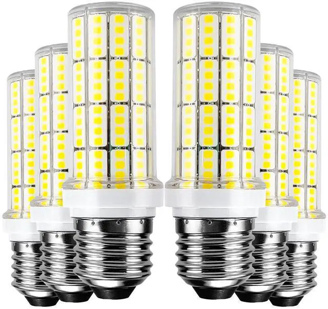Main image of Led Light Bulb 6pcs 200w Equivalent 2500 Lumen 5000k Cool Daylight White 20w Super Bright Led Bulb E26/E27 Base