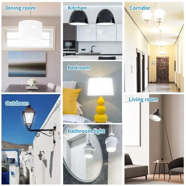 Alt view image 6 of 6 - Led Light Bulb 6pcs 200w Equivalent 2500 Lumen 5000k Cool Daylight White 20w Super Bright Led Bulb E26/E27 Base