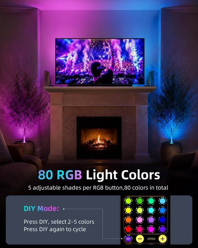 Alt view image 3 of 7 - RGB Indoor Spotlights, Accent Lights, Plant Uplights | 5000mAh Rechargeable, Color Changing, DIY Mode, Wireless, Magnetic, Remote, Diammble, Arts, Pictures, Displays