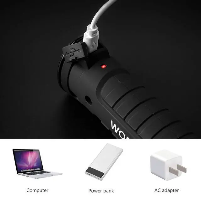 Alt view image 6 of 7 - Tool Gifts for Men 2Pack Rechargeable LED Work Lights with Magnetic Base, 360° Rotation,Versatile Lighting for Repairs, Outdoors, Mens Gifts