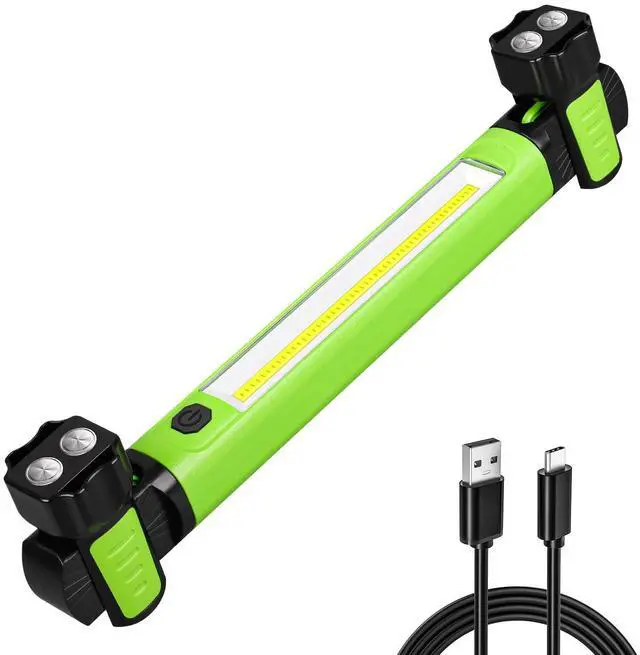 Main image of Work Light, 2500LM Bright LED Work Lights, 5200mAh Rechargeable Magnetic Underhood Work Light with Hooks, Cordless Battery Powered Mechanic Light for Car Repairing/Inspection/Garage/Workshop/Emergency