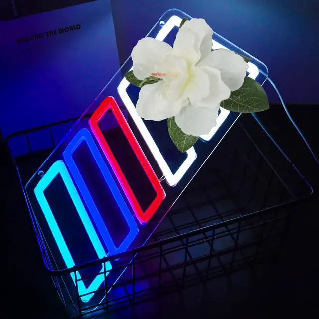 Alt view image 2 of 7 - Car Neon Sign for Wall Decor Dimmable Led Neon Light Up Sign for GarageBedroomPlayroomCar Repair Shop Christmas and Birthday Gifts