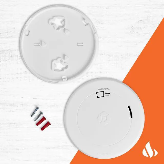 Alt view image 3 of 6 - 10-Year Battery Smoke Alarm Slim Profile | SM210
