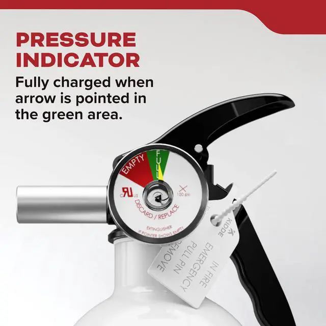 Alt view image 6 of 7 - Auto 10 Fire Extinguisher for Cars and Trucks, 10-B:C, M10G | Motor Vehicle Extinguisher for Small Flammable Liquids/Gases and Electrical Fires, 2.9 lb. Dry Chemical