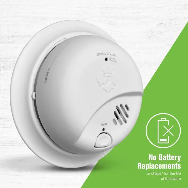 Alt view image 2 of 6 - 10-Year Battery Combination Smoke & Carbon Monoxide Alarm