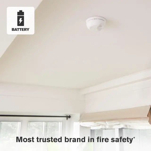 Alt view image 4 of 6 - 10-Year Battery Combination Smoke & Carbon Monoxide Alarm