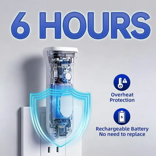 Alt view image 6 of 7 - 4 in 1 Emergency Lights for Home Power Failure, 3 Pcs Rechargeable LED Flashlight Plug in Wall, Automatic Turn-On Power Outage Night Light Flashlight for Hurricane Preparedness Items