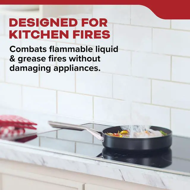 Alt view image 3 of 7 - Kitchen Fire Extinguisher, 711A, RESSP | Home Extinguisher for Small Cooking Oil and Grease Fires in Residential Kitchens, 2.5 lb. Dry Chemical