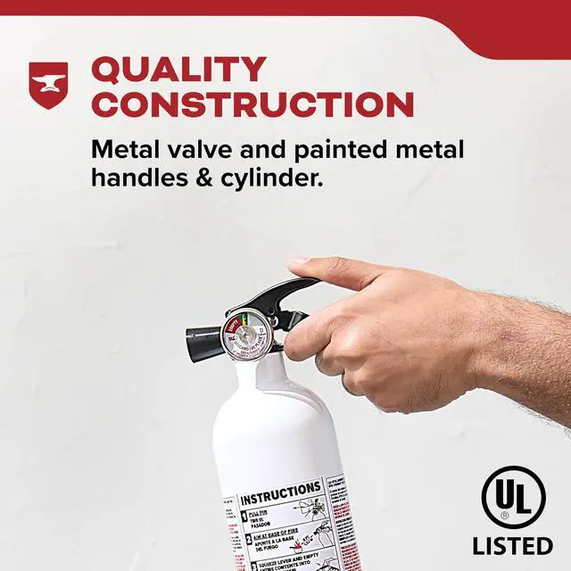 Alt view image 5 of 7 - Kitchen Fire Extinguisher, 711A, RESSP | Home Extinguisher for Small Cooking Oil and Grease Fires in Residential Kitchens, 2.5 lb. Dry Chemical
