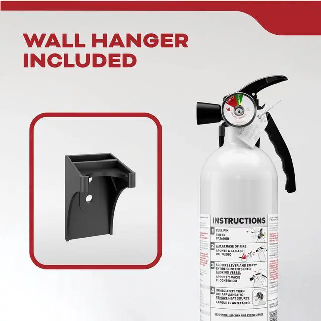 Alt view image 7 of 7 - Kitchen Fire Extinguisher, 711A, RESSP | Home Extinguisher for Small Cooking Oil and Grease Fires in Residential Kitchens, 2.5 lb. Dry Chemical