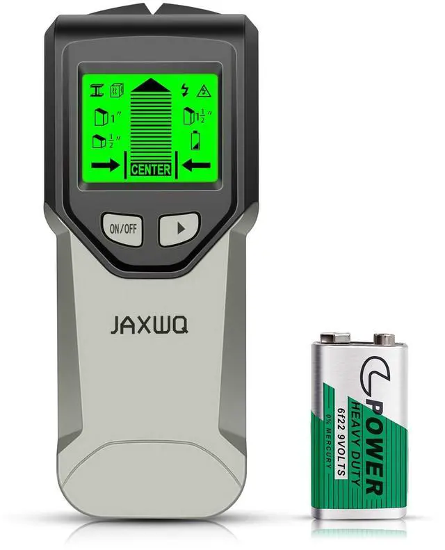 Main image of Stud Finder Wall Scanner - 5 in 1 Stud Finder Tool w/Smart Chip and HD LCD Display, Stud Detector Beam Finders for the Center and Edge of Wood AC Wire Metal Studs Joist Pipe (Grayish)