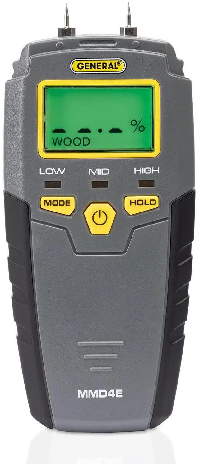 Main image of MMD4E Moisture Meter for Wood, Walls & Water Leak Detection | Pinless wood moisture meter for drywall & walls. Detects mold & humidity. Water leak detector for home moisture testing