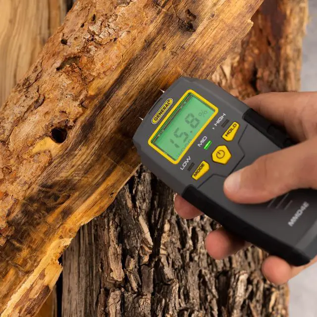 Alt view image 7 of 7 - MMD4E Moisture Meter for Wood, Walls & Water Leak Detection | Pinless wood moisture meter for drywall & walls. Detects mold & humidity. Water leak detector for home moisture testing