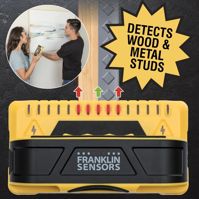 Alt view image 5 of 6 - ProSensor M150/X990 9-Sensor Stud Finder, AC Wire Warning Accurate Stud Finder Wall Scanner With Electric Wire Finder, Wood and Metal Stud Detector, Made in the USA
