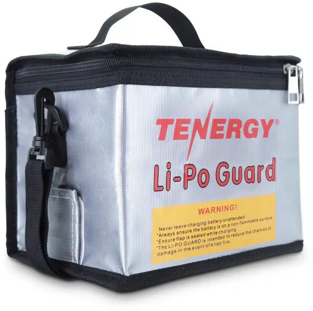 Main image of Fire Retardant Lipo Zipper Bag for Charging and Storing Lipo Battery Packs, 8.5 x 6.5 x 5.7inch