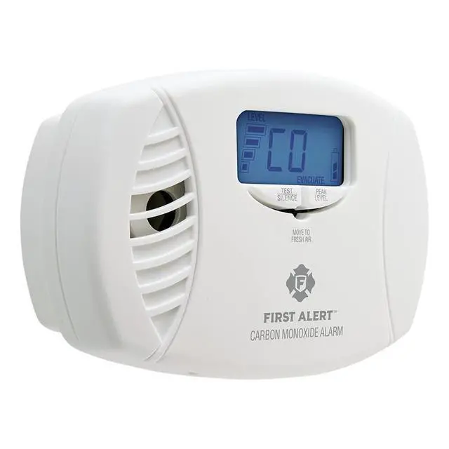 Alt view image 2 of 7 - Plug in Carbon Monoxide Alarm with Digital Display | CO615, AA Battery Backup