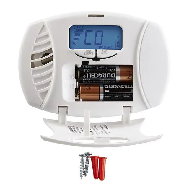 Alt view image 3 of 7 - Plug in Carbon Monoxide Alarm with Digital Display | CO615, AA Battery Backup
