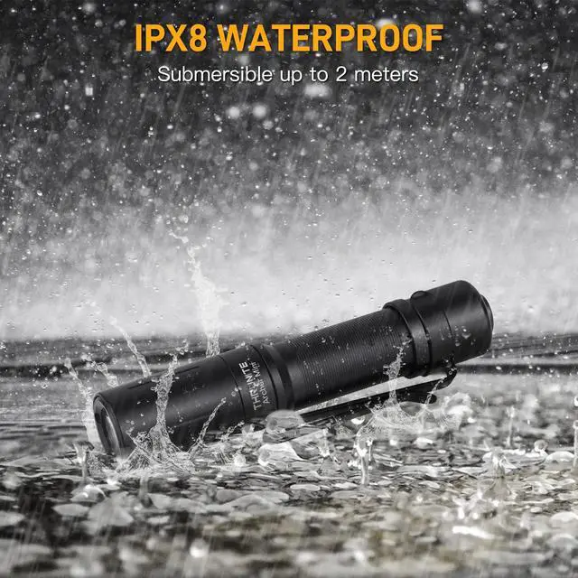 Alt view image 7 of 7 - Archer Mini EDC Flashlight, USB-C Rechargeable Pocket Flashlights 405 Lumens, IPX8 Waterproof Mini Penlight with Clip for Everyday Carry, Inspection and Emergency Use
