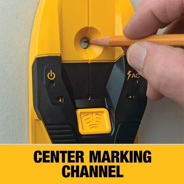 Alt view image 3 of 6 - Stud Finder, 3/4, Locate Framing Studs Efficiently with LED Arrows, Ideal for Wood and Metal, AAA Batteries Included (DW0100)