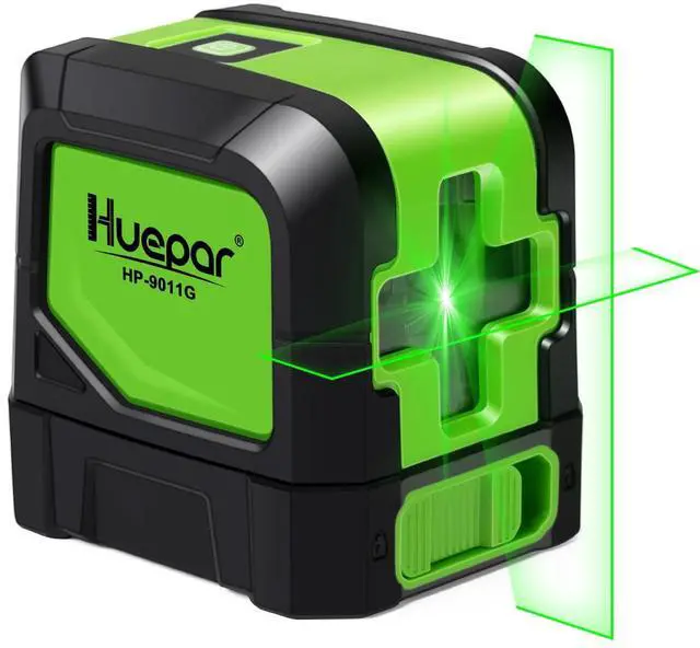 Main image of Laser Level, 100Ft Self Leveling Green Cross Line Laser for Picture Hanging, Tile, Decoration & DIY Construction 360° Magnetic Base & AA Battery, Indoor Use