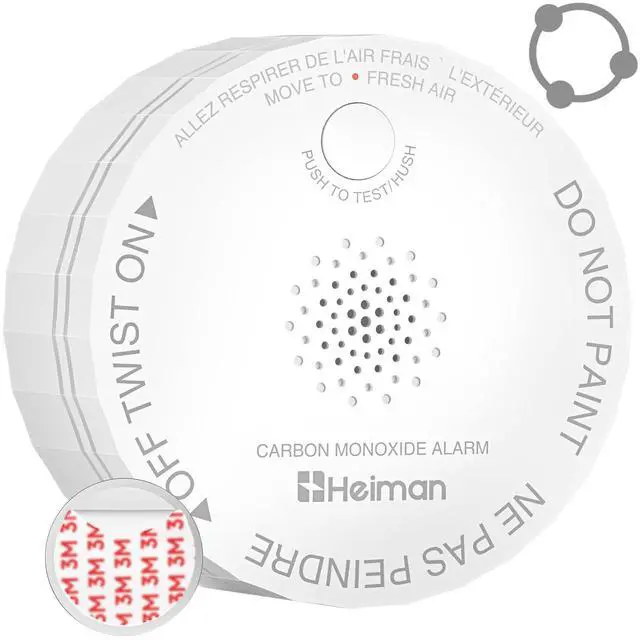 Main image of Carbon Monoxide Detectors, Interconnected CO Detector Alarm, C1-R | Battery Operated, UL 2034 5th Certified, Wireless Small Mini Carbon Monoxide Alarm for Home/Hotel/Rental Apartment/Office