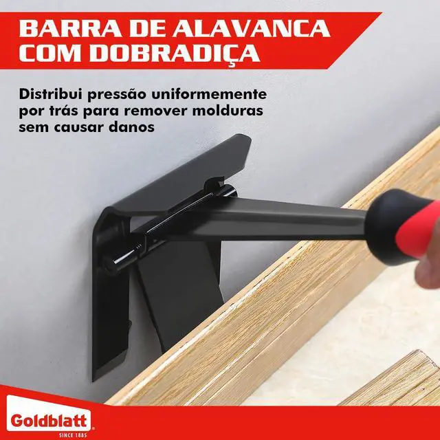 Alt view image 3 of 7 - Trim Puller, 4-Inch Tile Removal Tool Baseboard Removal Tool | Trim Removal Tool for Commercial Work & Home Improvement, Baseboard, Molding, Siding and Floor Removal, Remodeling