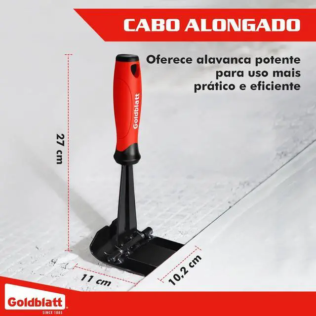 Alt view image 6 of 7 - Trim Puller, 4-Inch Tile Removal Tool Baseboard Removal Tool | Trim Removal Tool for Commercial Work & Home Improvement, Baseboard, Molding, Siding and Floor Removal, Remodeling