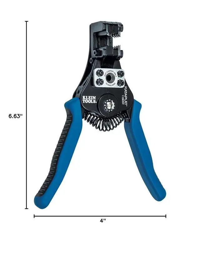 Alt view image 6 of 6 - 11063W Wire Cutter/Stripper, Heavy Duty Automatic Tool for 8-20 AWG Solid and 10-22 AWG Stranded Electrical Wire