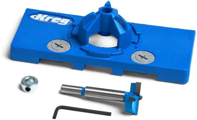 Main image of Concealed Hinge Jig - 35mm Cup Drilling Jig - Adjustable Cabinet Door Installation Tool - KHI-Hinge