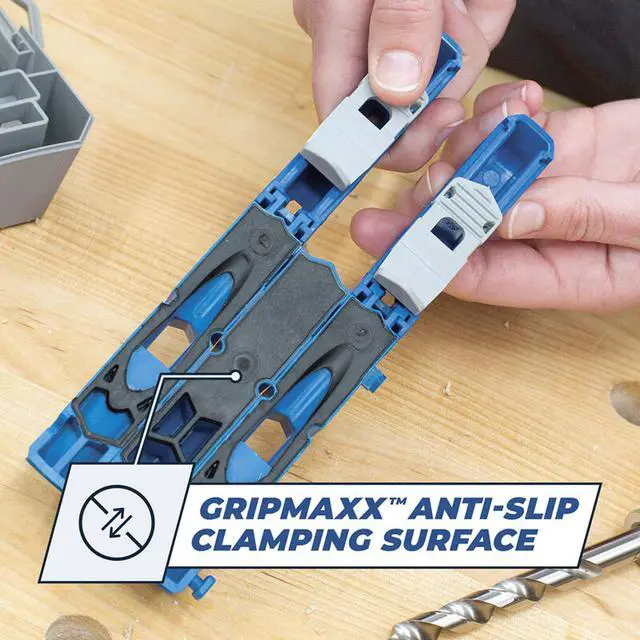 Alt view image 5 of 7 - KPHJ320-22 Pocket-Hole Jig 320 with Classic 2 Inch Face Clamp - Small, Durable Jig for Tight Spaces - Easily Adjustable Drill Guides - For Materials 1/2" to 1 1/2" Thick