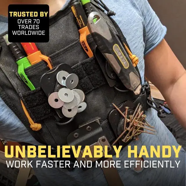 Alt view image 3 of 5 - MagMaster | The Original Magnetic Tool Holder - Super Strong - Clip-On Any Belt, Tool Bags or Pocket - Assembled in USA