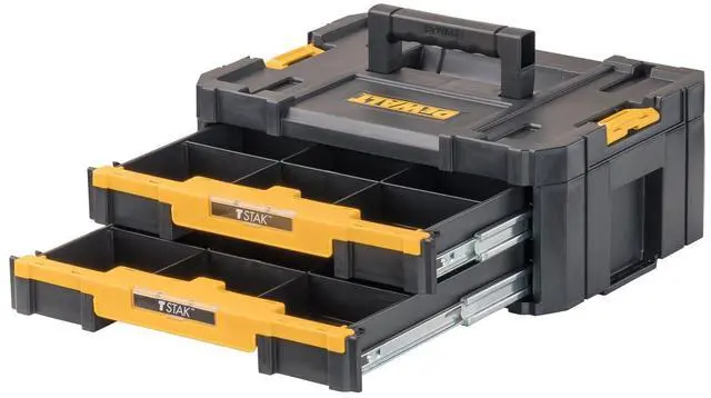 Alt view image 3 of 7 - TSTAK Tool Storage Organizer with Double Drawers, Holds Up to 16.5 lbs. (DWST17804)