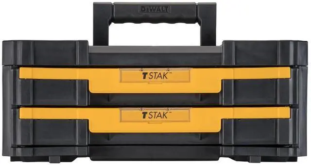 Alt view image 2 of 7 - TSTAK Tool Storage Organizer with Double Drawers, Holds Up to 16.5 lbs. (DWST17804)