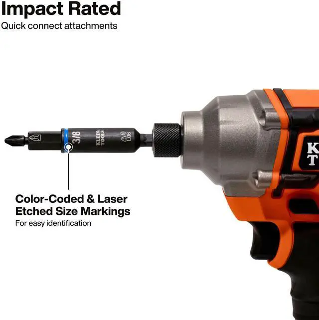 Alt view image 5 of 7 - 32500HDRT KNECT Ratcheting Screwdriver, Multi-Bit Screwdriver/Nut Driver, Impact Rated 11-in-1 Tool with Phillips, Slotted, Square and Torx Tips