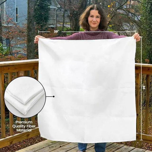 Alt view image 7 of 7 - Emergency Fire Blanket, Kitchen & Home, 39 x 39 in, 2 Pack | Smothers Grease, Gas And Electric Flame Emergencies With No Sprays, Cleanup Or Residue; Kitchen, Home And Camping Ready