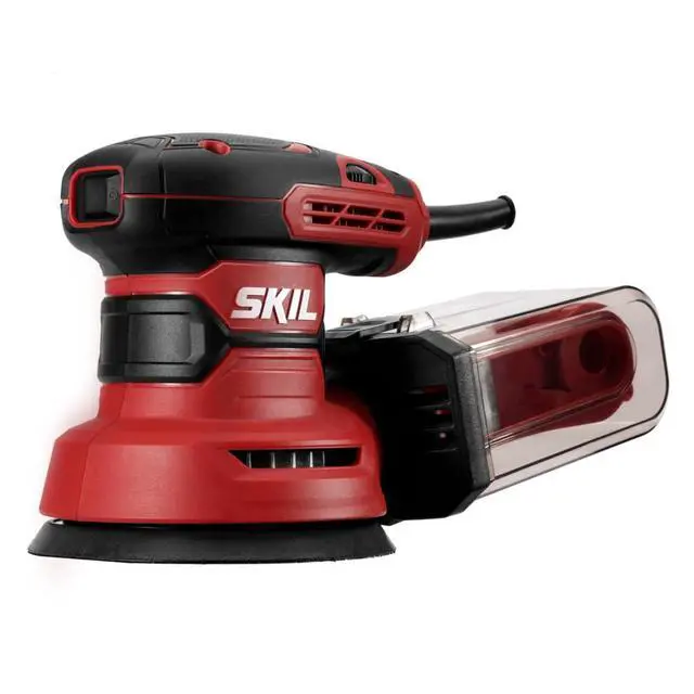 Alt view image 2 of 6 - 5 Random Orbital Sander with Cyclonic Dust Box & 3pc Sanding Sheet - SR211601, Multicolor