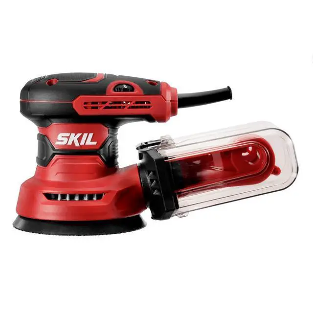 Alt view image 3 of 6 - 5 Random Orbital Sander with Cyclonic Dust Box & 3pc Sanding Sheet - SR211601, Multicolor