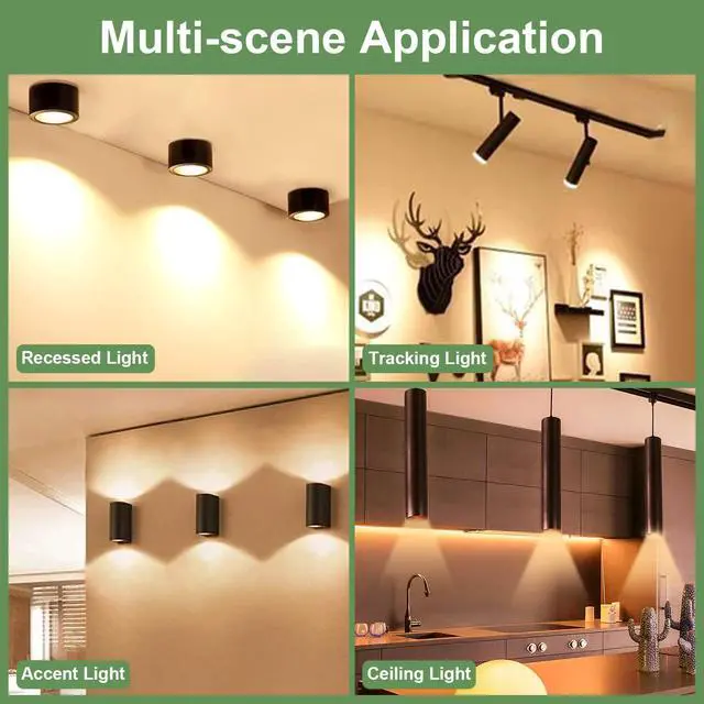 Alt view image 5 of 7 - GU10 120V 50W Halogen Light Bulbs for Track and Range Hood, GU10+C Candle Warmer Lamp with Dimmable, 2700K Warm White, 6000+Hours Long-Lasting Pack of 6