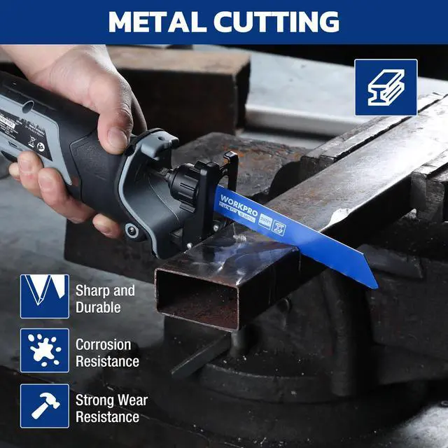 Alt view image 6 of 7 - 32-Piece Reciprocating Saw Blade Set with Organizer Pouch | Fits Most Reciprocating Saws, Ideal for Wood & Metal Cutting and Tree Pruning