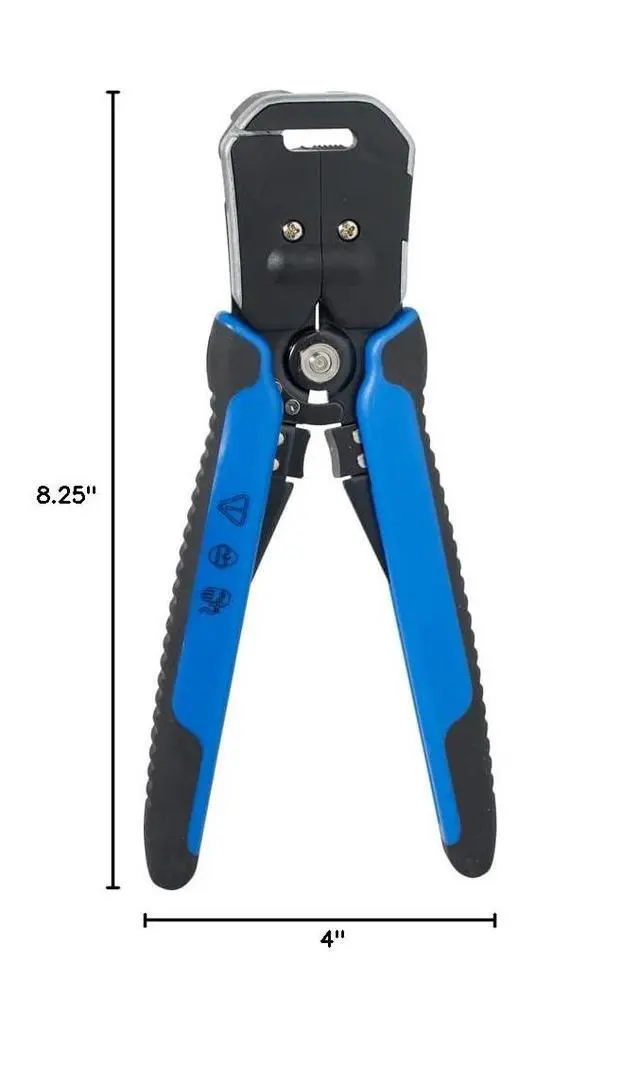 Alt view image 5 of 5 - 11061 Self-Adjusting Stripper / Cutter, Heavy Duty, for 10-20 AWG Solid, 12-22 AWG Stranded, and Romex Wire 12/2 and 14/3