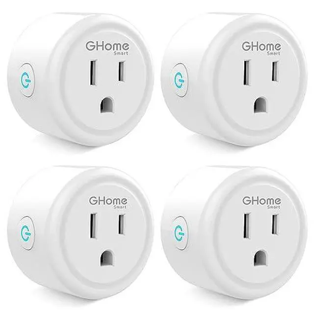 Alt view image 2 of 7 - Plug Mini, WiFi Smart Outlet Plug Works with Alexa and Google Home, Timer Outlet with APP Control, 2.4GHz Network Only, No Hub Required, ETL FCC Listed (4 Pack), White