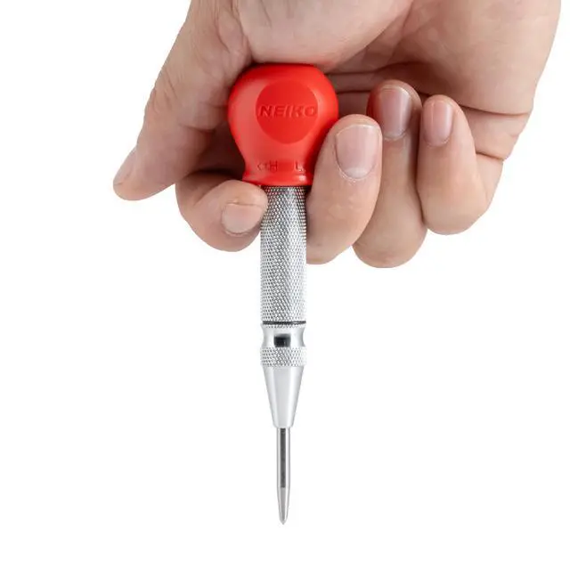Alt view image 2 of 7 - 02638A 5-Inch Automatic Center Punch for Metal, Adjustable Impact Spring Loaded Center Punch Tool, Spring Punch, Center Punch Spring Loaded, Auto Center Punch