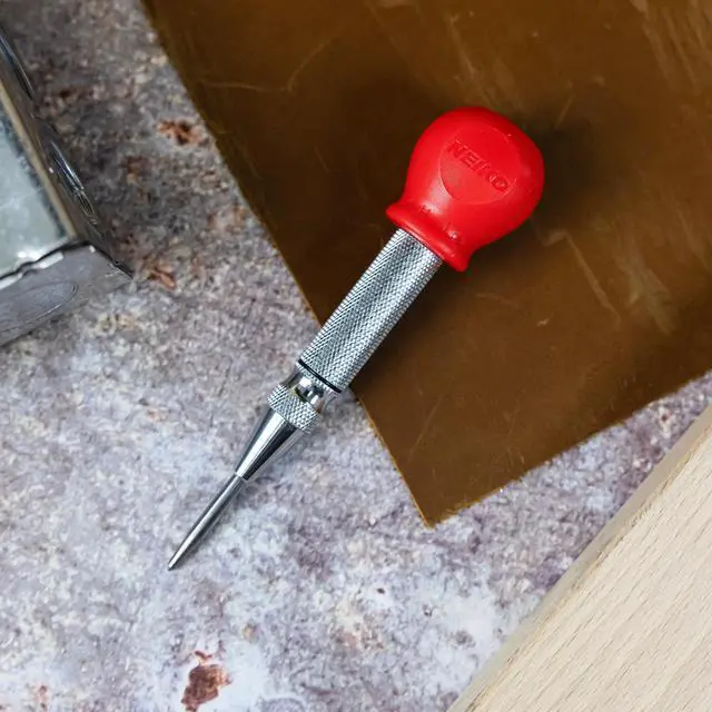 Alt view image 6 of 7 - 02638A 5-Inch Automatic Center Punch for Metal, Adjustable Impact Spring Loaded Center Punch Tool, Spring Punch, Center Punch Spring Loaded, Auto Center Punch
