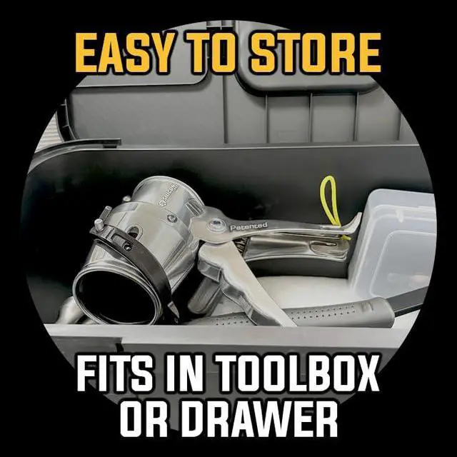Alt view image 4 of 7 - PRO Compact 24:1 Caulking Gun - No Drip Caulk Gun - Patent Design - Lightweight Aluminum Frame - Works with all 10 oz Tubes (PRO)