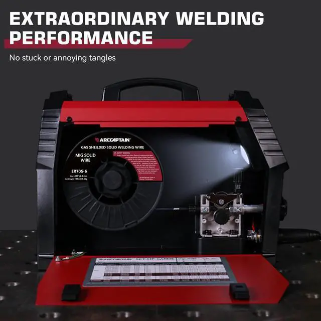 Alt view image 6 of 7 - MIG Welding Wire ER70S-6.030" 10LB x 1 | Smooth Wire Feeding, Stable Arc, Low Spatter & Clean Weld Beads for Mild Steel Fabrication