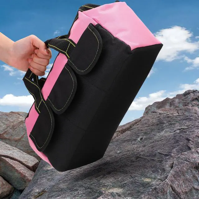 Alt view image 5 of 6 - 3 Pack 13 Inch Tool Bags, Classic, Red, Pink, Light Purple
