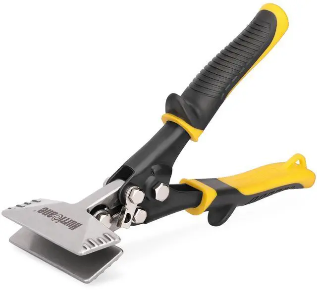Main image of 3inch Sheet Metal Hand Seamer, Heavy Duty Bender for Metal Flattening, Precision Duckbill Pliers and Sheet Metal Tongs, Ideal for HVAC Projects, Ergonomic Straight Flat Smooth Jaw