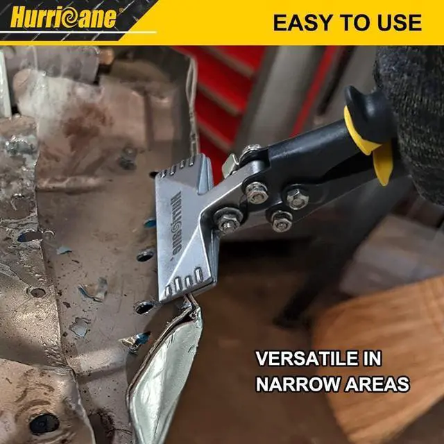 Alt view image 5 of 6 - 3inch Sheet Metal Hand Seamer, Heavy Duty Bender for Metal Flattening, Precision Duckbill Pliers and Sheet Metal Tongs, Ideal for HVAC Projects, Ergonomic Straight Flat Smooth Jaw